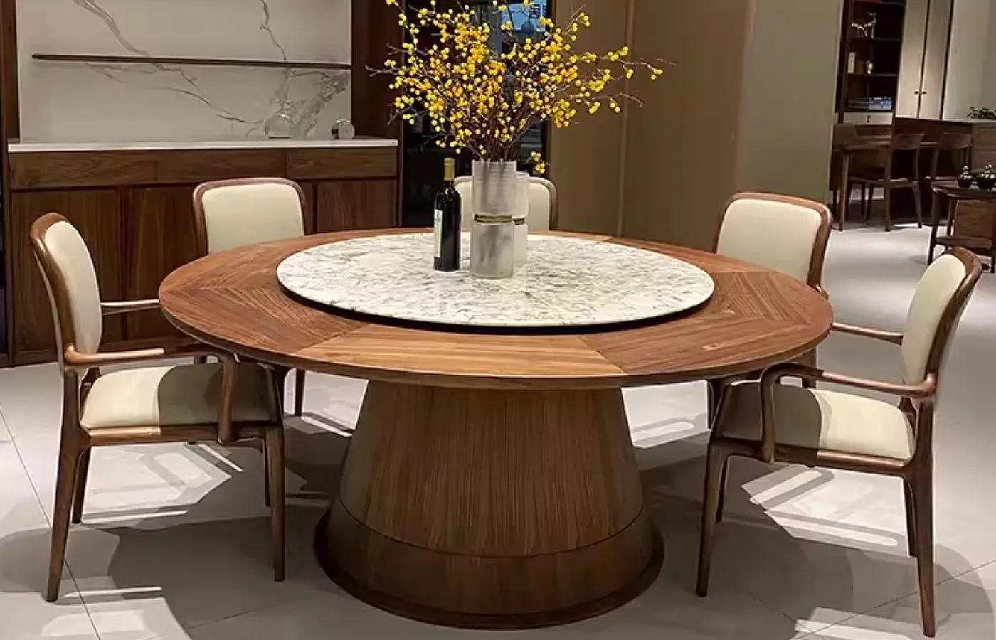 Hotel Restaurant Chinese Dining Table Set: Ideal for Chinese Restaurants and Banquet Spaces Hotel Restaurant Chinese Dining Table Set: Ideal for Chinese Restaurants and Banquet Spaces